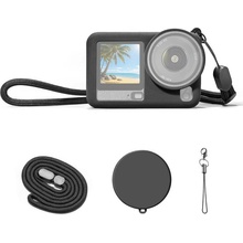 Puluz Silikónový obal pre akčnú kameru DJI Osmo Action 6 čierny 139300
