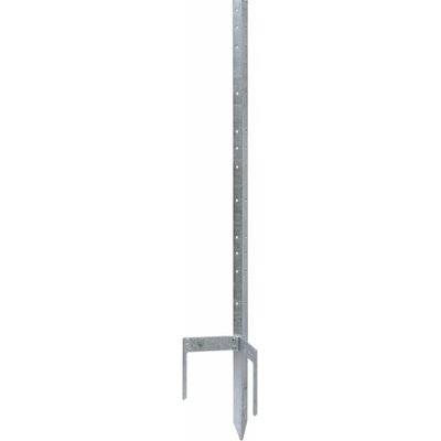 Univerzální kovový U-sloupek pro elektrický ohradník, pozinkovaný, délka 167 cm