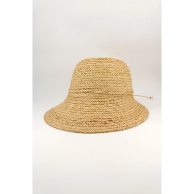 Fiebig Headwear since 1903 Dámský slaměný klobouk Cloche s větší krempou