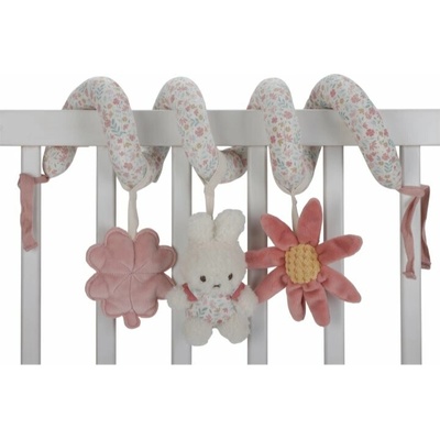Little Dutch Miffy Fluffy Lucky Blossom activity spiral kontrastná závesná hračka Pink 1 ks