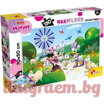 Lisciani Пъзел lisciani 48335 - 150 части - Мини Маус, двулицев пъзел (li48335)