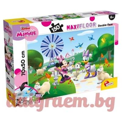 Lisciani Пъзел lisciani 48335 - 150 части - Мини Маус, двулицев пъзел (li48335)