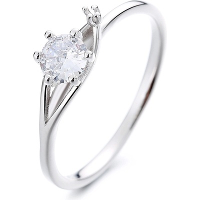 DELIS Пръстен от сребро 925, jw1327, елегантен дизайн с камък, с родиево покритие (jw1327)