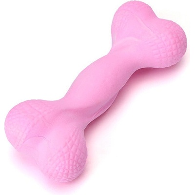 Nobleza Gumená dentálna kosť 15,5 cm ružová