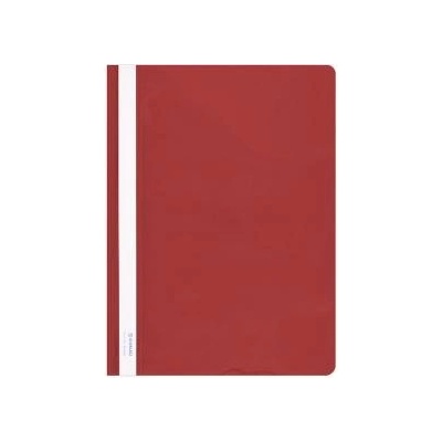 RÝCHLOVIAZAČ, S EURODIEROVANÍM, PVC, A4, DONAU, ČERVENÝ