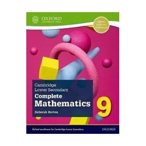 Cambridge Lower Secondary Complete Mathematics 9: Student Book (Second Edition) | Deborah Barton (ISBN: 9781382018883)
