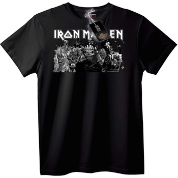 NOONEBRAND Тениска Iron Maiden Герои - 3XL, White