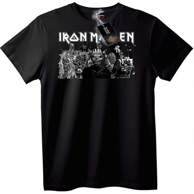NOONEBRAND Тениска Iron Maiden Герои - 3XL, White