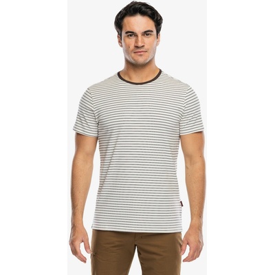 Dovre O-neck T-shirt Striped beige