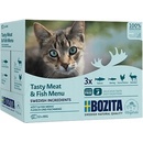 Bozita Cat kousky masa a ryb v omáčce 12 x 85 g