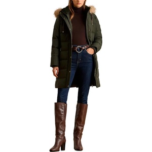 LAUREN Палто Lauren 297957509 coat - Green (Litchfield Loden)