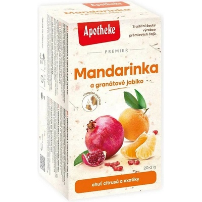 Apotheke Mandarinka a granát. jablko čaj 20 x 2 g