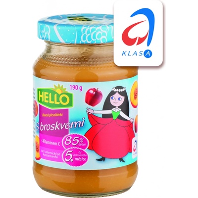 Hello ovocná přesnídávka s Broskvemi 190 g