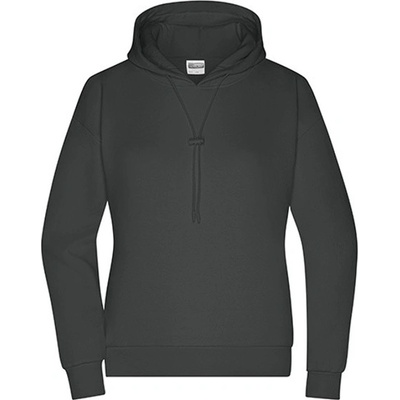 James&Nicholson dámska mikina s kapucňou 8033 Graphite