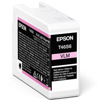 Epson Касета с мастило Epson UltraChrome Pro T46S6, 25 мл, ярко светлопурпурно (C13T46S600)