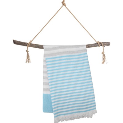 Hello Towels Памучна кърпа в кутия Hello Towels - Bali, 100 х 180 cm, тюркоаз-синя (10778)