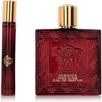 Versace Eros Flame EDP 100 ml + EDP 10 ml + kozmetická taška darčeková sada