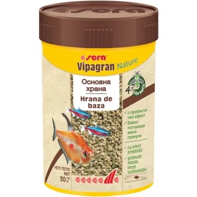 Sera Vipagran Nature - Универсална храна, подходяща е за рибки от средните водни слоеве 12 гр