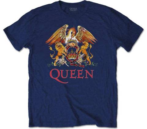 Queen Classic Crest Modrá