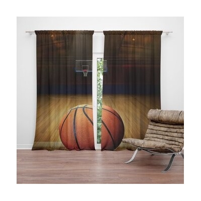 Sablio Závěsy Basketball: 2 ks - 140x250 cm - Sablio