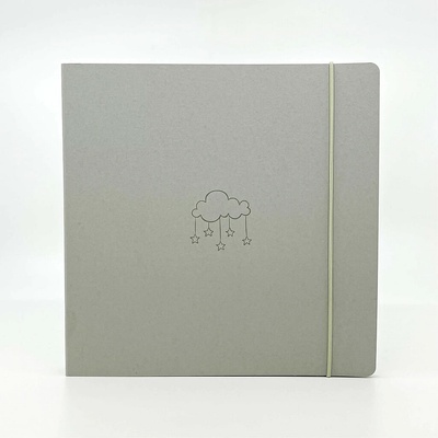PAPERO AMO ♥ Fotoalbum LEPORELO - mráček/ lišejníková