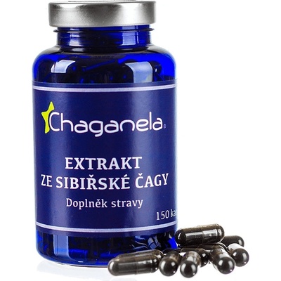 Chaganela Čaga extrakt kapsle 150 ks
