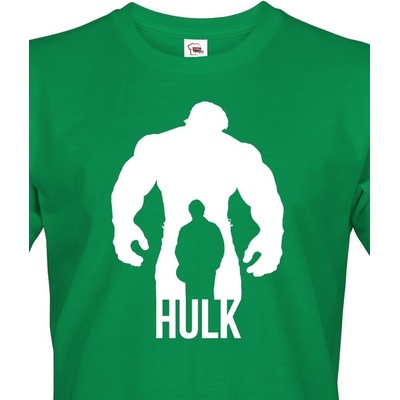 Bezvatriko pánské tričko Hulk Canvas pánské tričko krátkým rukávem 0131 Zelená