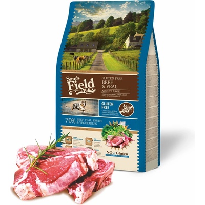 Sam's Field Gluten Free Adult Large Beef & Veal 2,5 kg