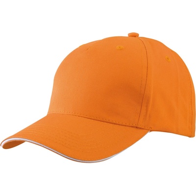 Myrtle Beach MB 6526 sandwich 5 panelová COT03652687199-orange/whit Oranžová/bílá