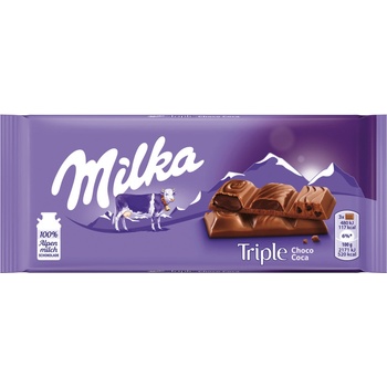 Milka Triple Chocolate 90 g