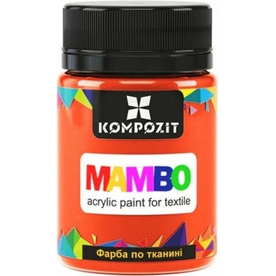 Mambo fluo farba na textil a kožu 50 ml 83 fluorescenčná oranžová
