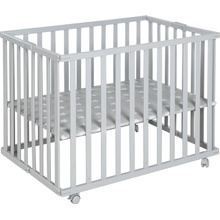 Roba Foldable Playpen 70 x 100 Taupe šedá