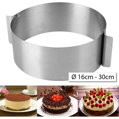 Bestime 8576 Dortová forma ve tvaru kruhu nastavitelná 16-30cm