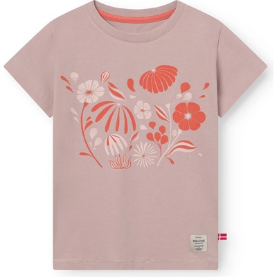 Mini A Ture Детска тениска Mini A Ture Kid's Matcharley T-Shirt - Cloudy Rose - размер 116 (704-5763-0112)