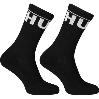 Hugo Boss 2PACK ponožky vysoké 50468419 001 čierne