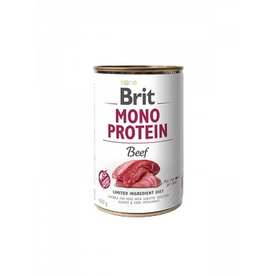 Brit Mono Protein Beef със 74% прясно телешко месо 400 гр