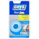 Ceys Blue tape obojstranná lepiaca páska 1,5 m x 19 mm