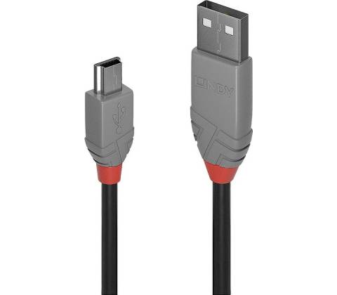 Lindy 36725 USB, 5m, černý