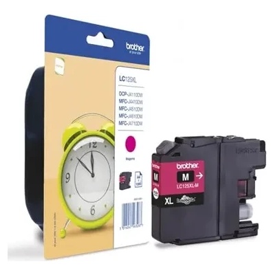 Brother ГЛАВА ЗА BROTHER DCP J4110DW/MFC J4410DW/J4510DW/J4610DW/J4710DW/J6520DW/J6720DW/J6920DW - HIGH CAPACITY - Magenta - PN LC125XLM (LC-125XLM) (201BRALC 125MH)