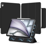 Tech-Protect Силиконов, магнитен калъф за Apple iPad Air 13" 1 / 2 / 2024-2025 от Tech-Protect SmartCase Magnetic - Черен (5906302363247)