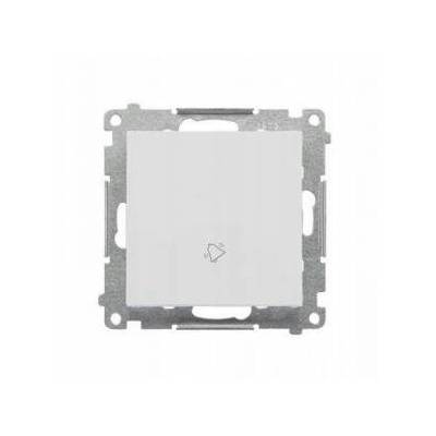 Simon 55 Bell Button (Module) 10 AX, 250 V~, Quick Connector Light Grey Matt TD1.01/114