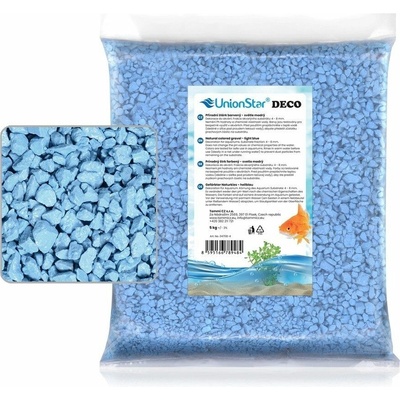 UnionStar štěrk Deco světle modrý 5 kg