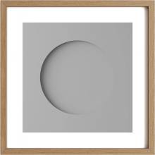 Idealform Poster no. 1 Minimalist circle Barva: Silver grey, S textem: Bez textu