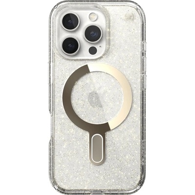 Speck Калъф Speck - Presidio lux, iPhone 16 Pro, Gold MagSafe, прозрачен (150706-9221)