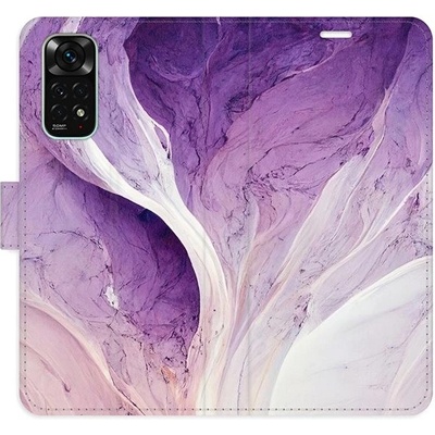 Pouzdro iSaprio flip Purple Paint Xiaomi Redmi Note 11 / Note 11S