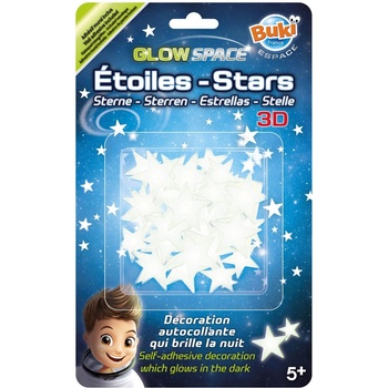 Buki France Светещи в тъмното 3D звездички - Buki France (BKSB50)