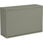 ReCollector Сиво-зелено стенно кошче за боклук от рециклирана пластмаса Mini Box - ReCollector (100106-GreenS)