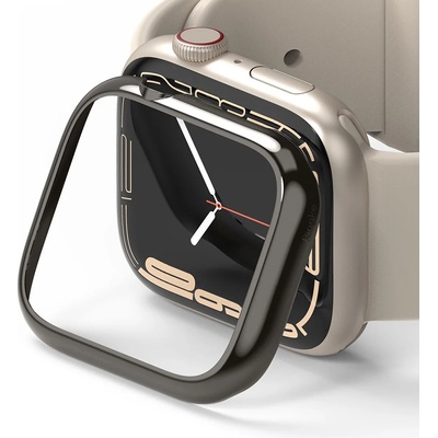 Ringke Кейс-рамка от неръждаема стомана Ringke Bezel Styling за Apple Watch 7, 41mm, бляскав графит. (AW7-41-11) (AW7-41-11)