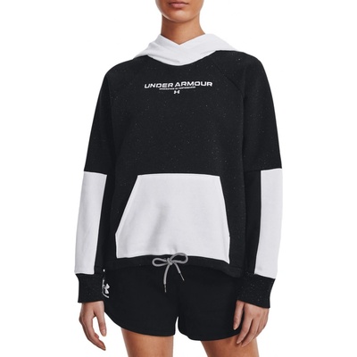 Under Armour Rival + Fleece Hoodie-BLK 1369851-001