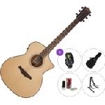 BromoGuitars BAT4CE Premium SET Natural Електро-акустична китара Джъмбо